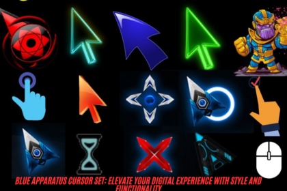 blue apparatus cursor set