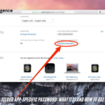 icloud app specific password