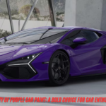 purple car paint