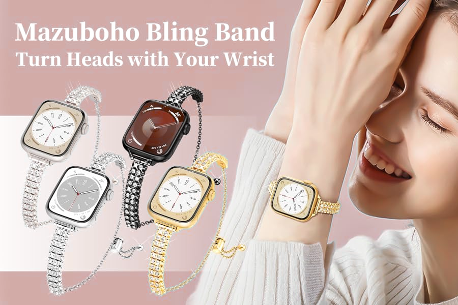 silver apple watch band