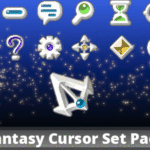 blue apparatus cursor set