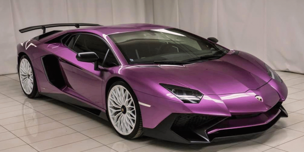 purple car paint